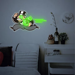 Monopoly UV Neon Sign