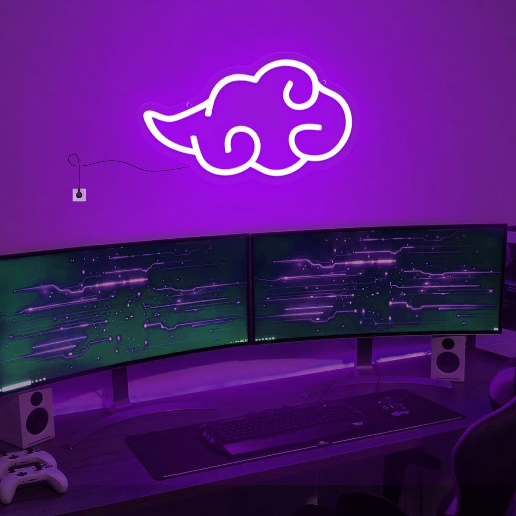 Akatsuki Cloud Neon Sign