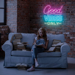 Good Vibes Only Neon Sign