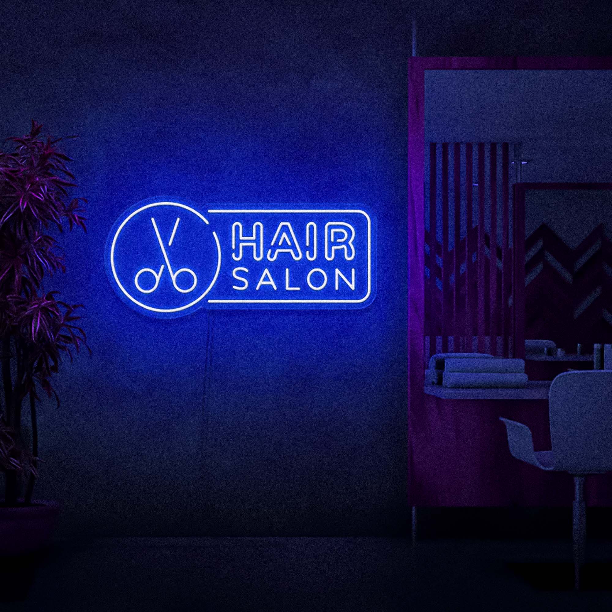 Hair Salon Neon Sign