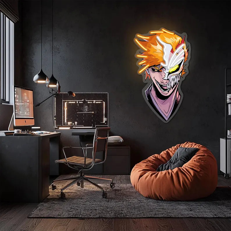 Ichigo Kurosaki UV Neon Sign