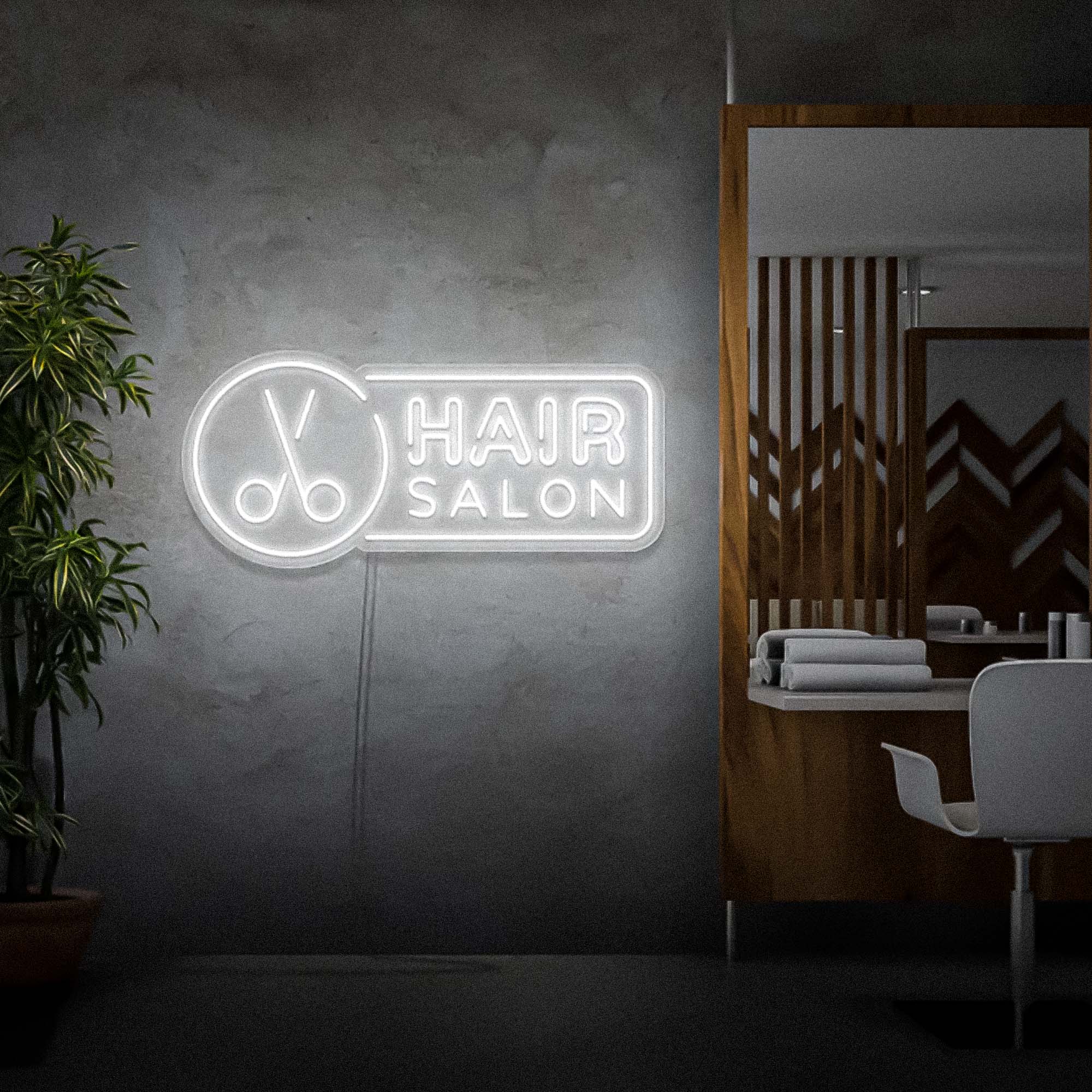 Hair Salon Neon Sign