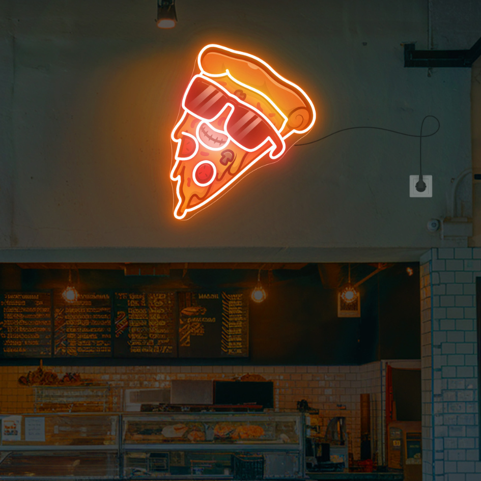 Cool Pizza Neon Sign