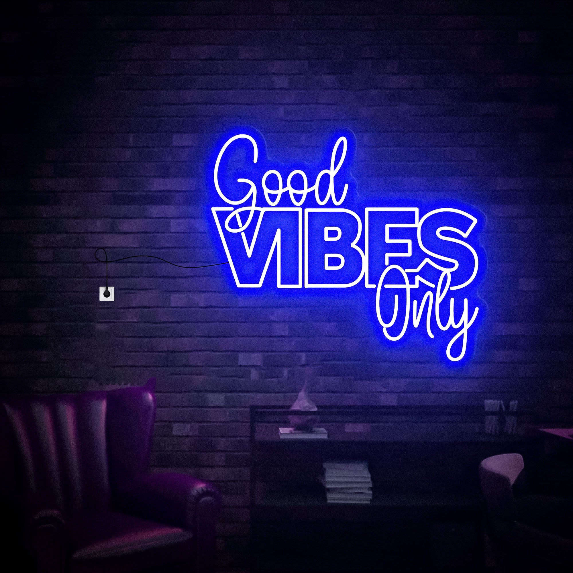 Good Vibes Only Neon Sign