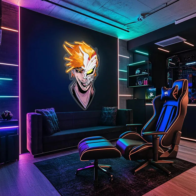 Ichigo Kurosaki UV Neon Sign