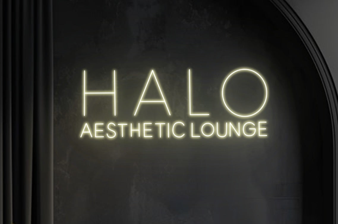 HALO Aesthetic Lounge Neon Sign