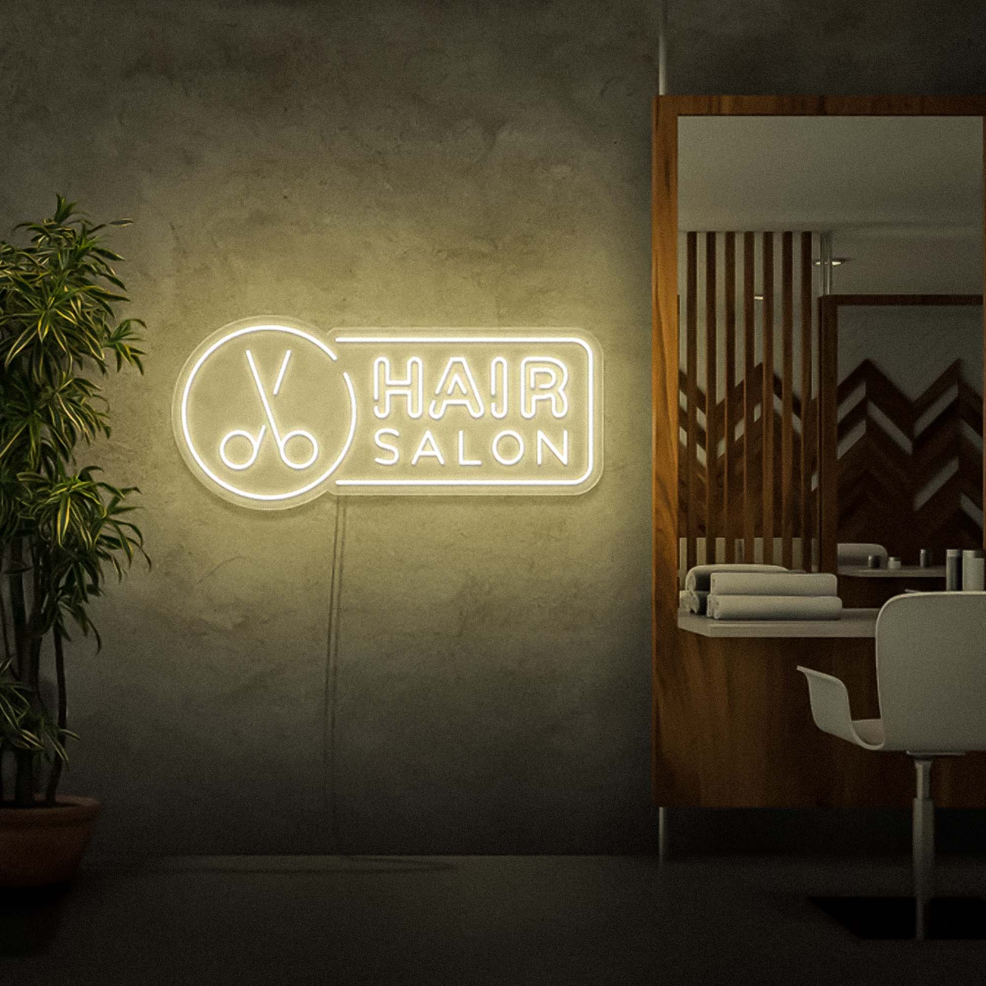 Hair Salon Neon Sign