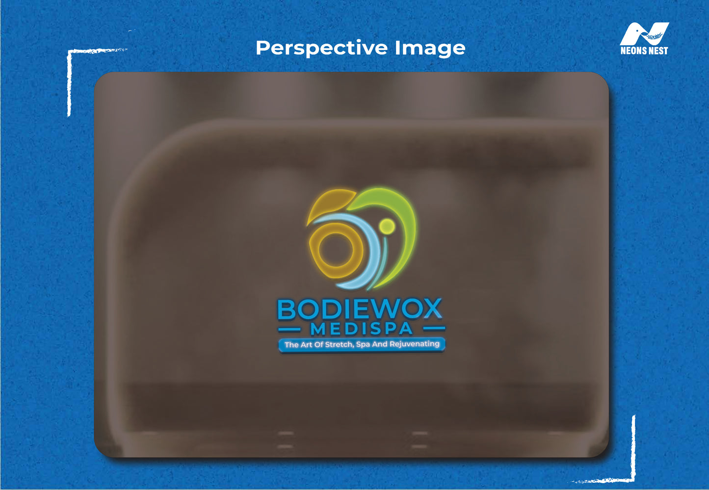 BODIEWOX MEDISPA & Wellness 3D Acrylic Front-Lit - Neonsnest.com