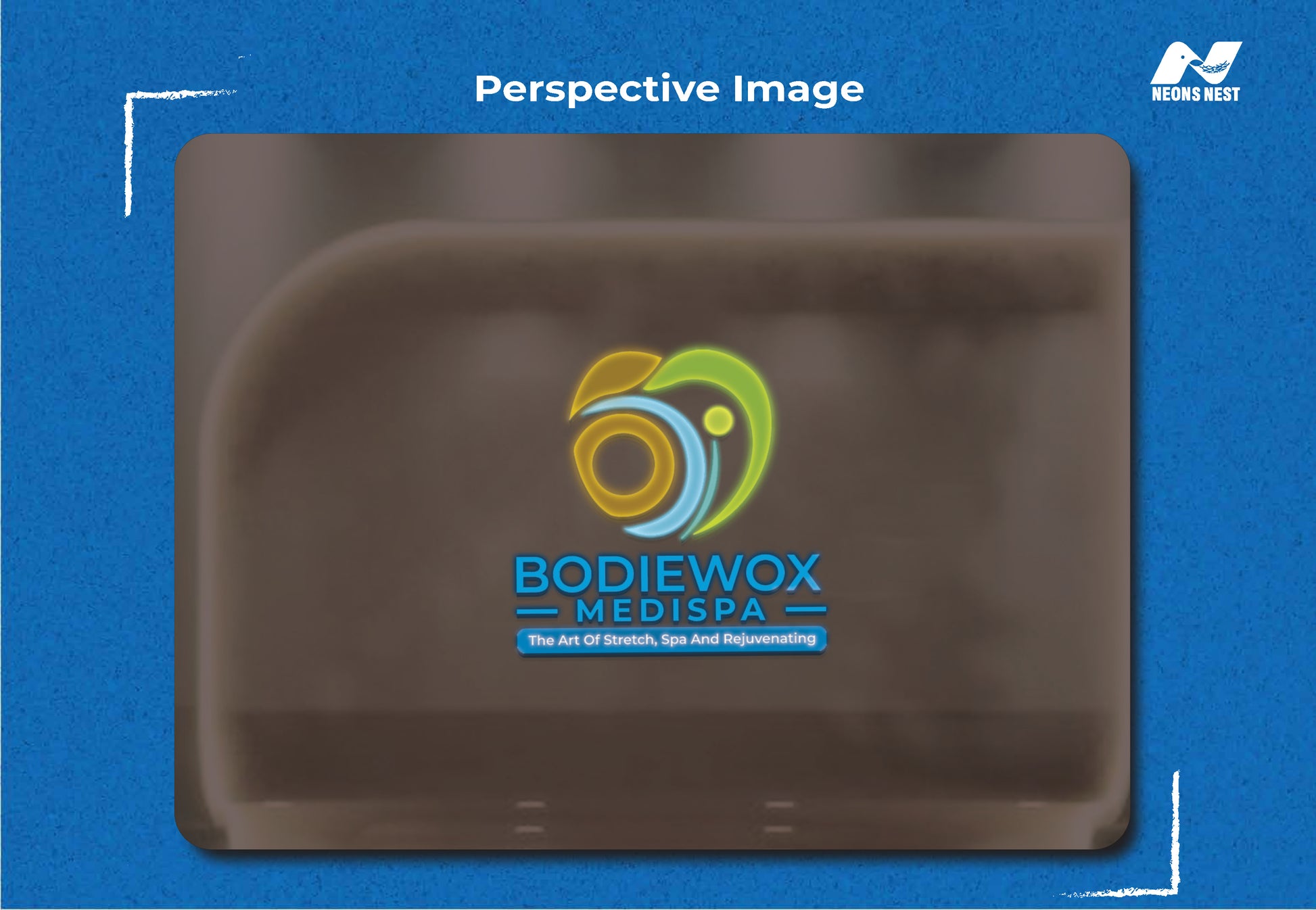 BODIEWOX MEDISPA & Wellness 3D Acrylic Front-Lit - Neonsnest.com