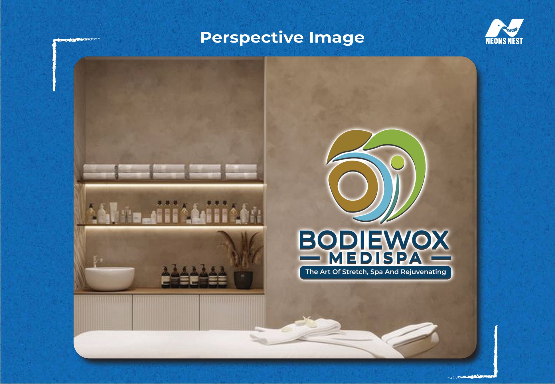 BODIEWOX MEDISPA & Wellness 3D Metal Back-Lit - Neonsnest.com