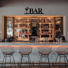 Bar Metal Sign Decor