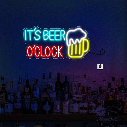 Beer O’Clock Neon Sign