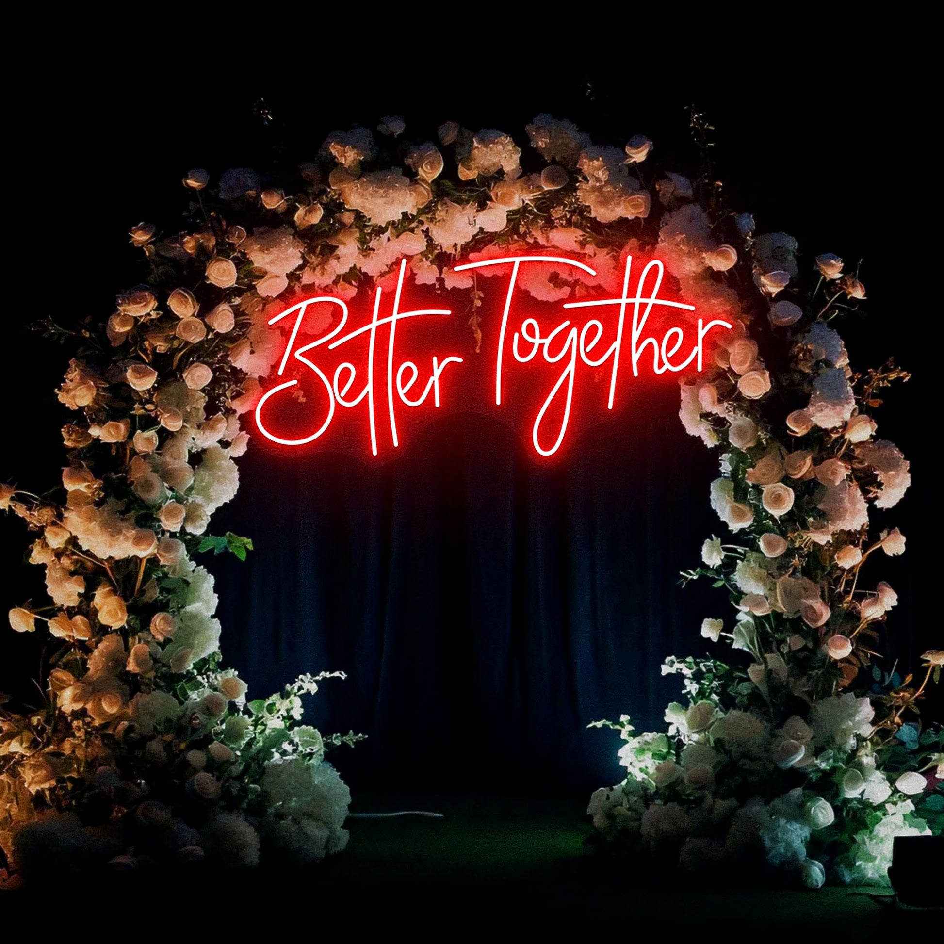 Better Together Neon Sign Wedding Decor