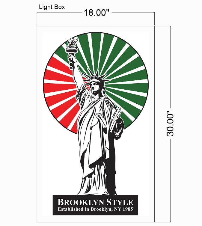 Brooklyns Style Lightbox Sign