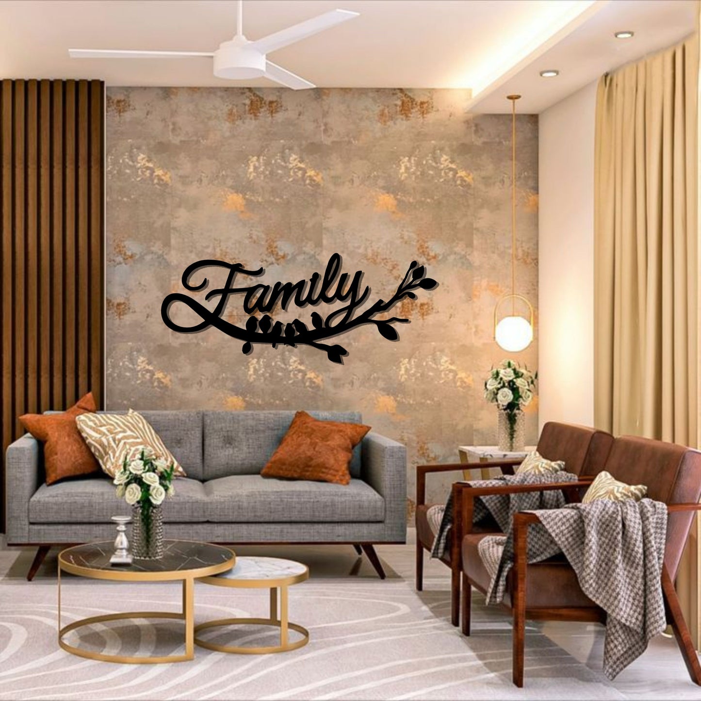Family Metal Sign for wall