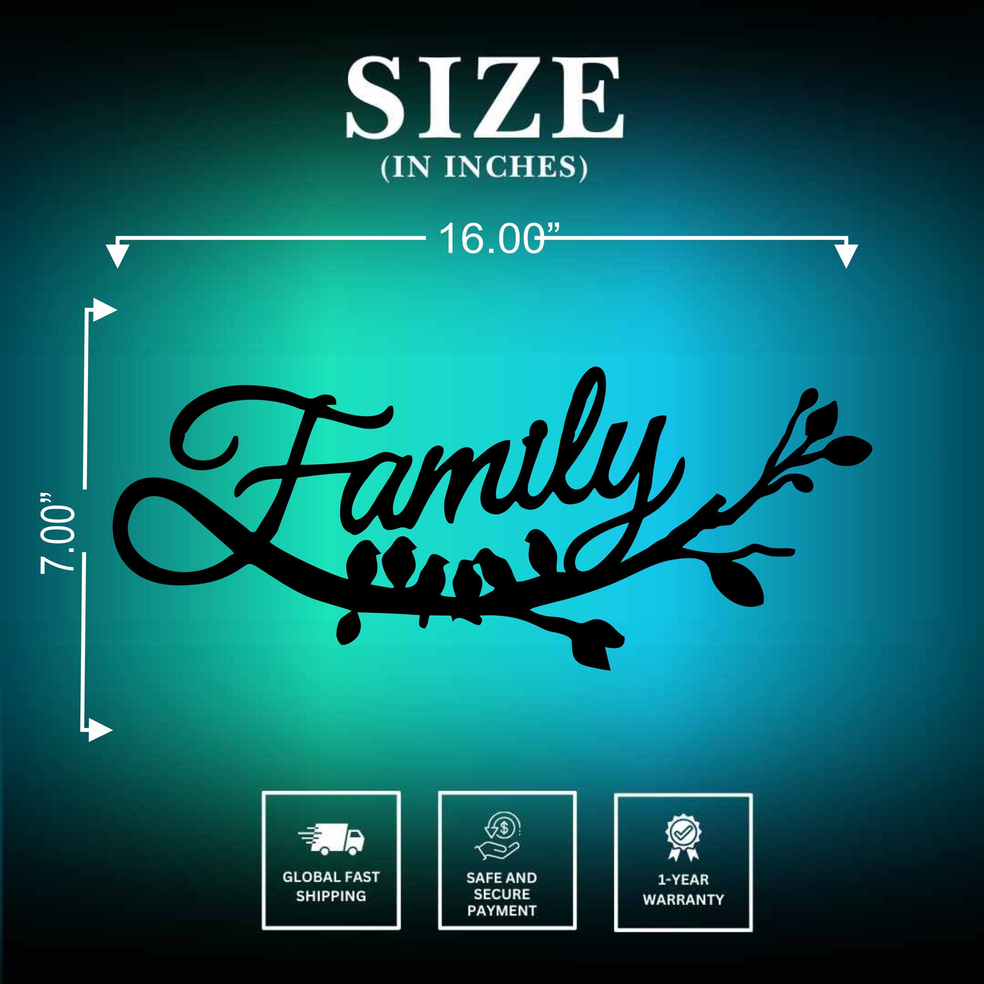 Family Metal Signs For Home