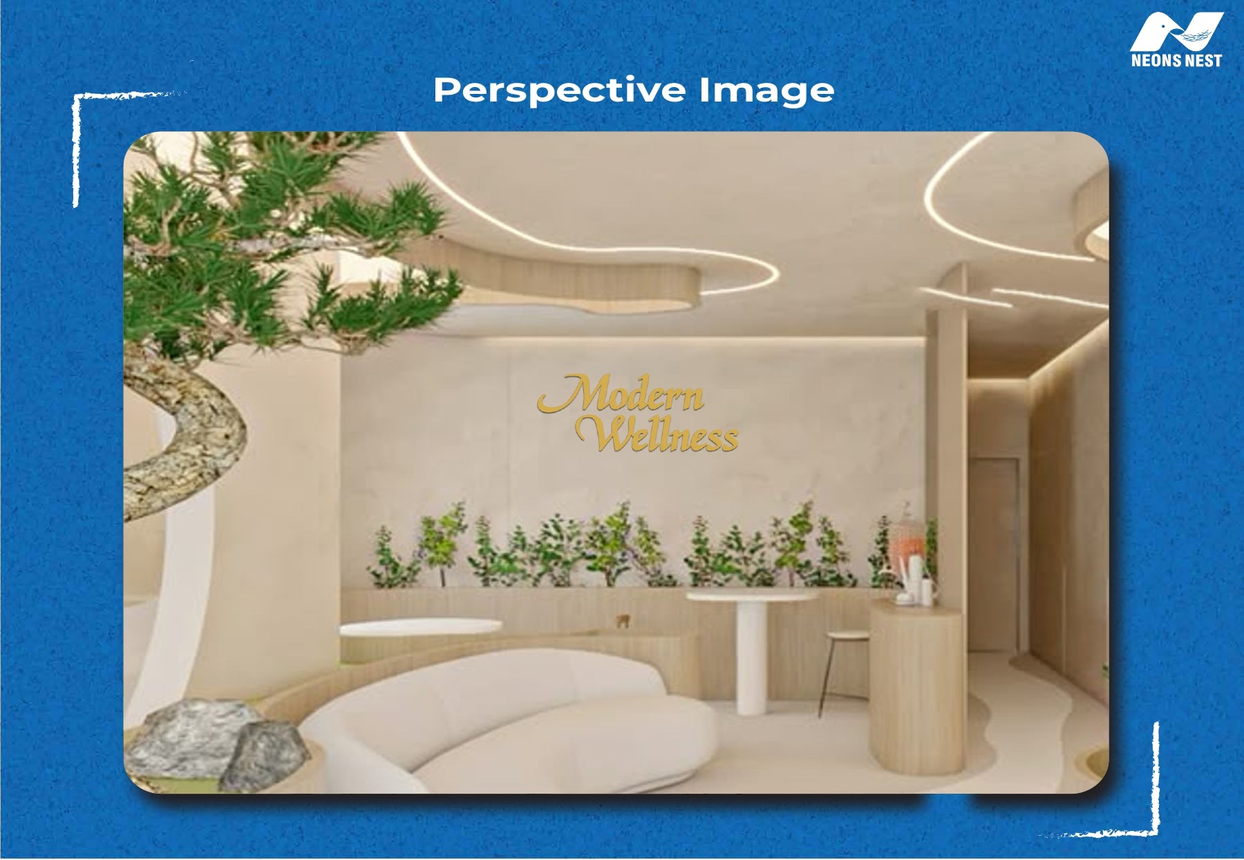2D Acrylic Sign-Indoor-Modern Wellness - Neonsnest.com