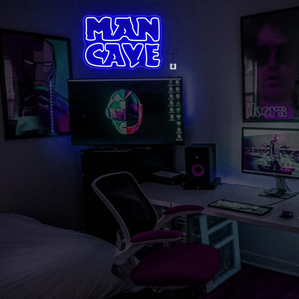 Man Cave Led Sign