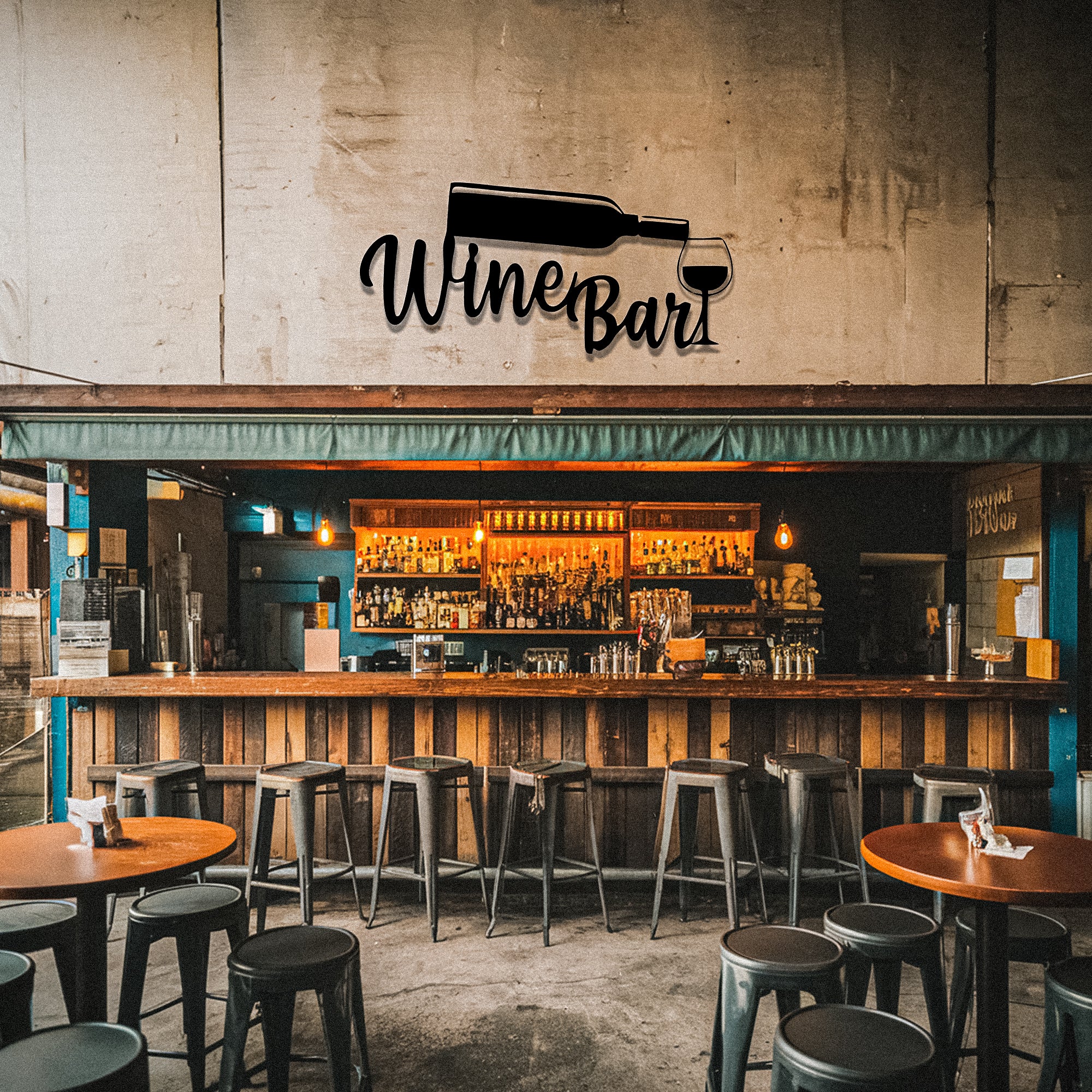 Metal Bar Signs