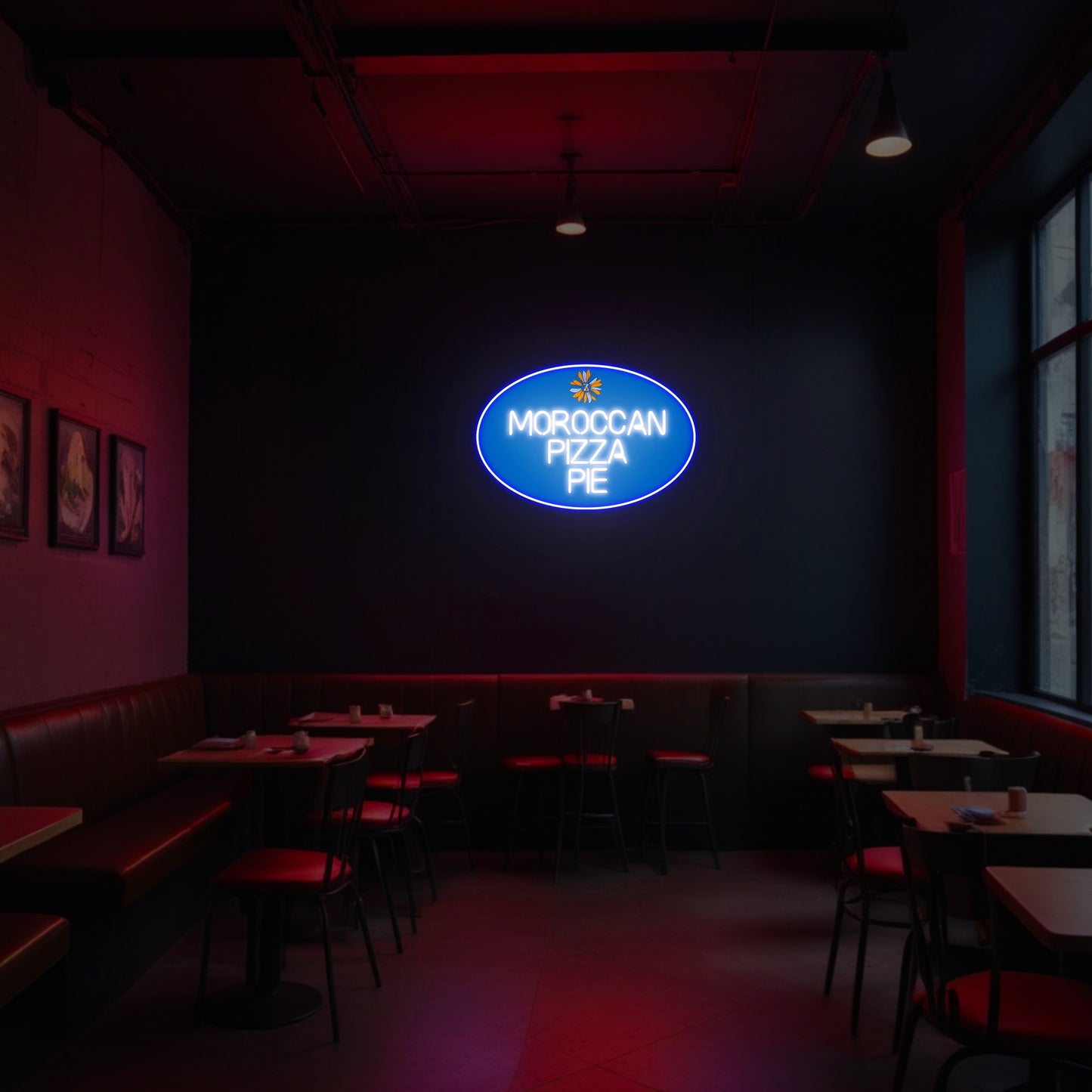 Moroccan Pizza Pie Neon Sign - Neonsnest.com
