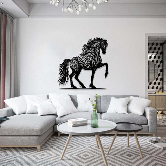 Personalized Metal Horse Sign