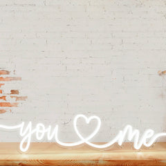 You & Me Neon Sign