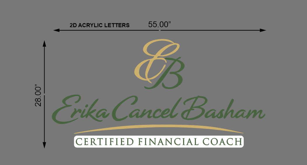 2D Acrylic Sign for Erika - Neonsnest.com