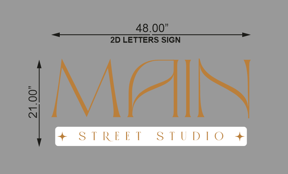 2D Acrylic Sign - Neonsnest.com