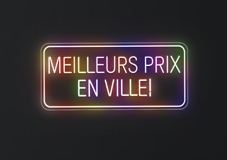 MEILLEURS PRIX Neon Sign