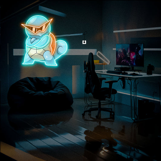 Squirtle Neon Sign