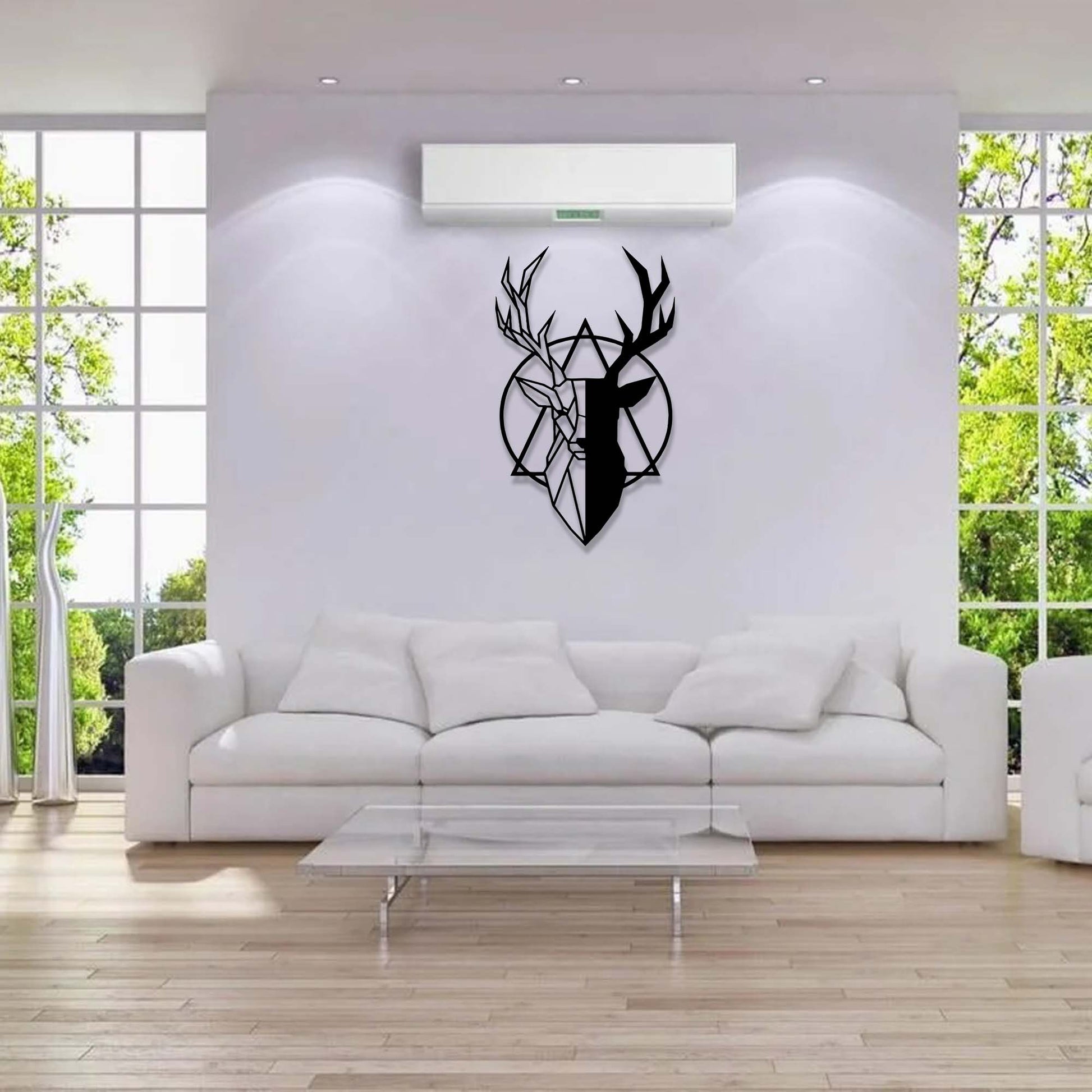 Stag Metal Wall Art Sign