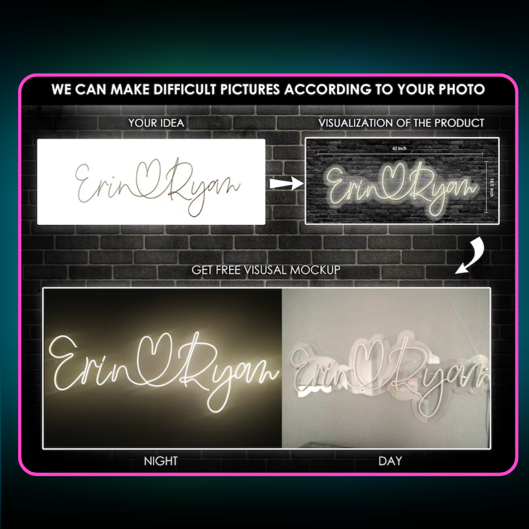Take Away Neon Sign Wall Art