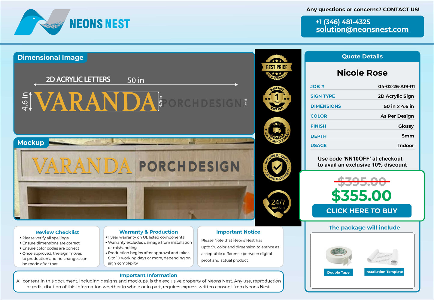VARANDA Porch Design