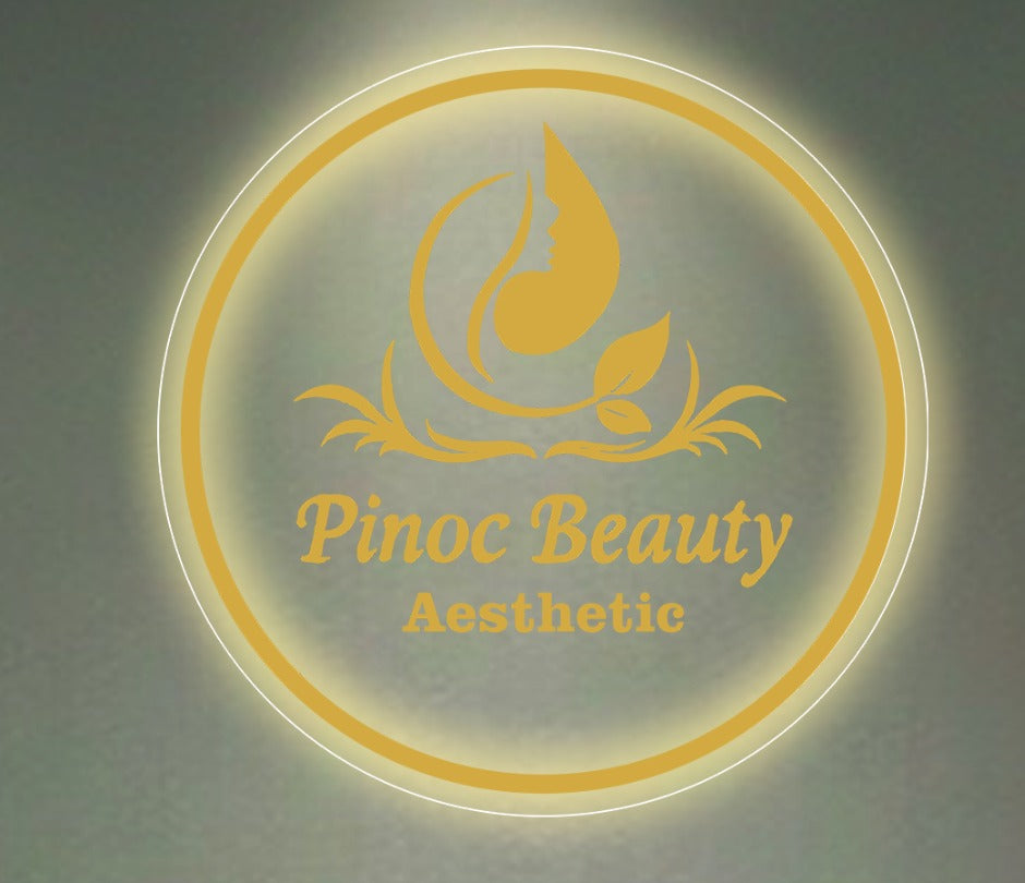 Round Acrylic Sign for Pinoc Beauty