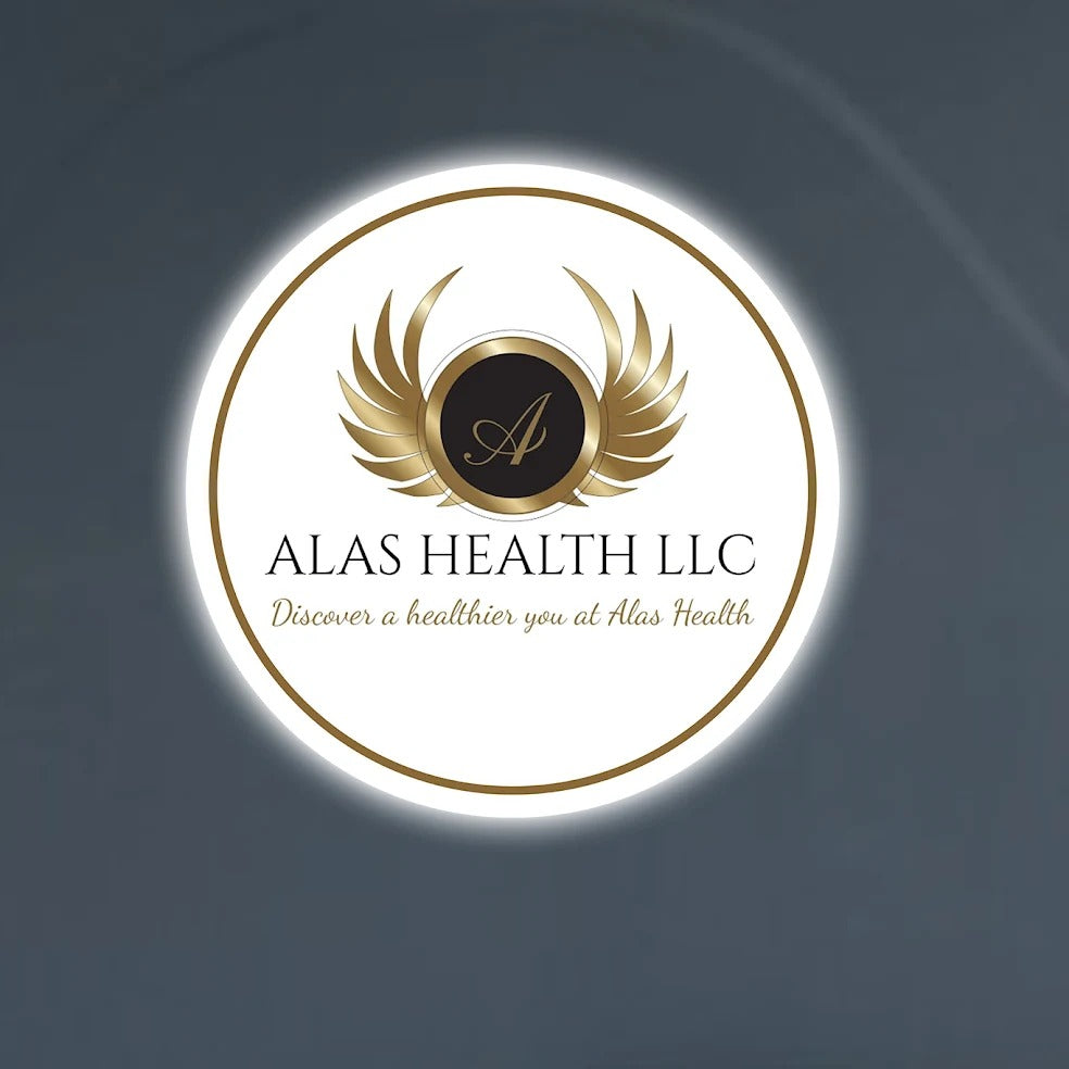 ALAS HEALTH LLC Round Acrylic Sign
