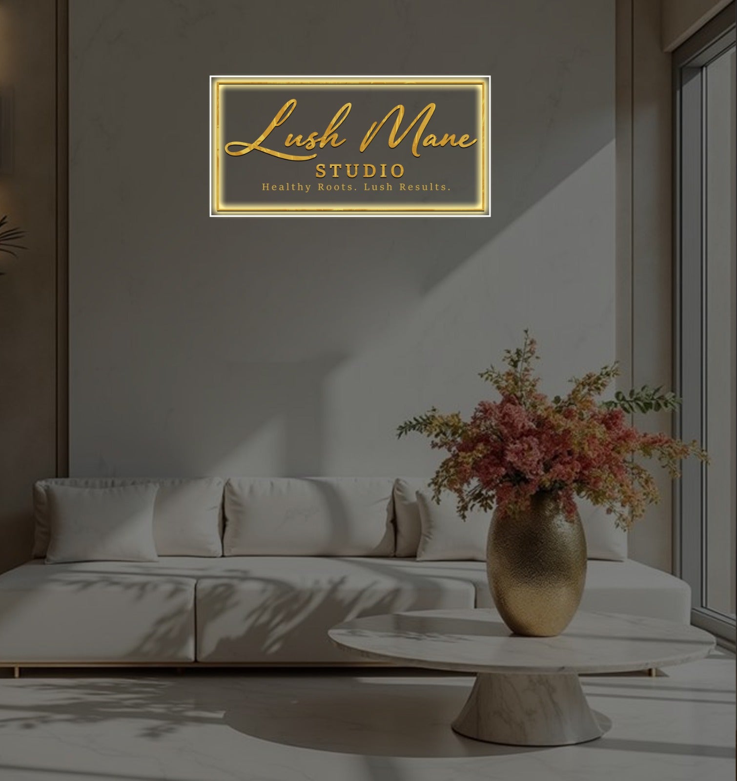 Lush mane Acrylic Sign - Neonsnest.com