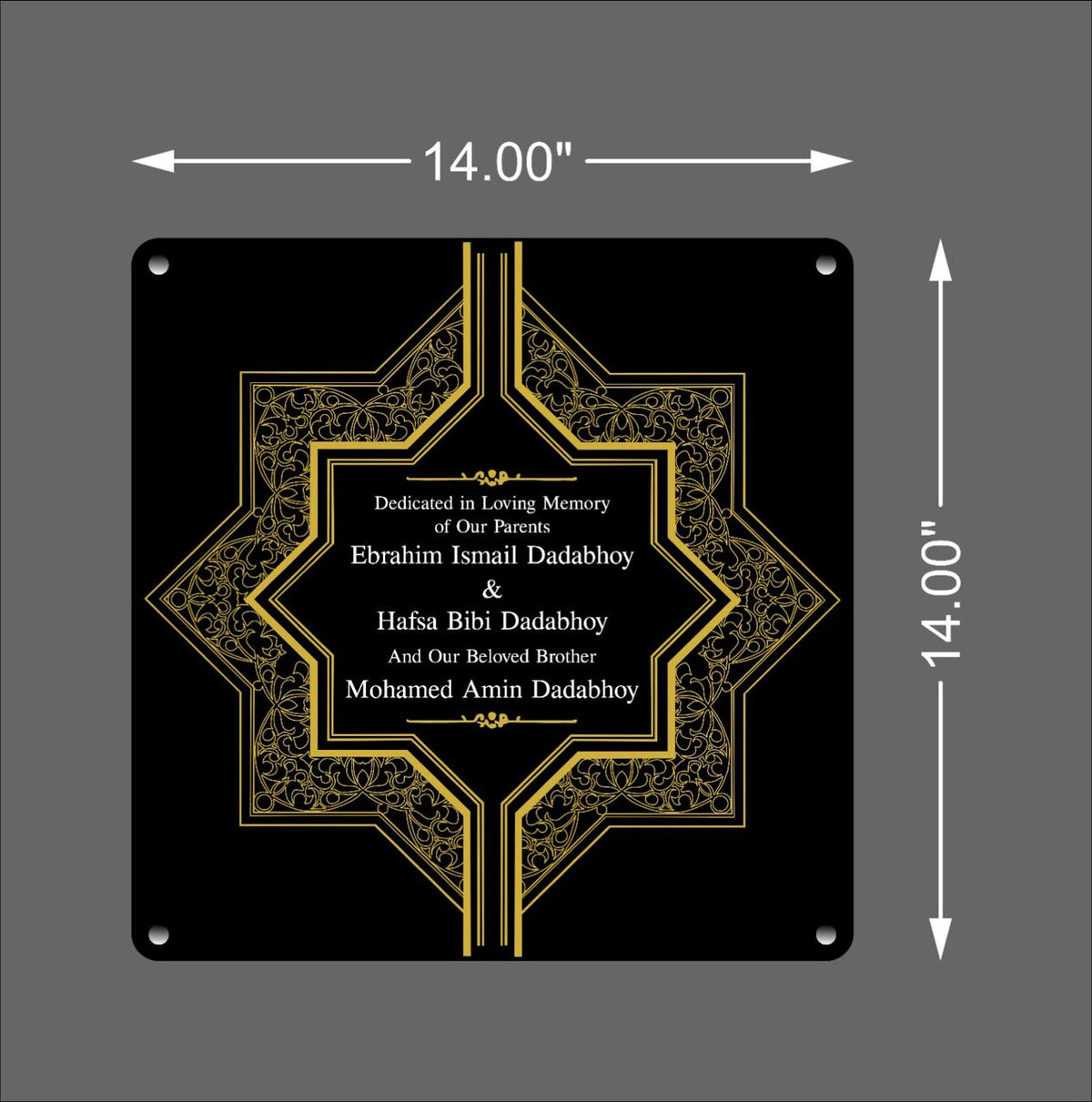 Plaque Signs