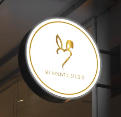 MJ Holistic Studio Signs