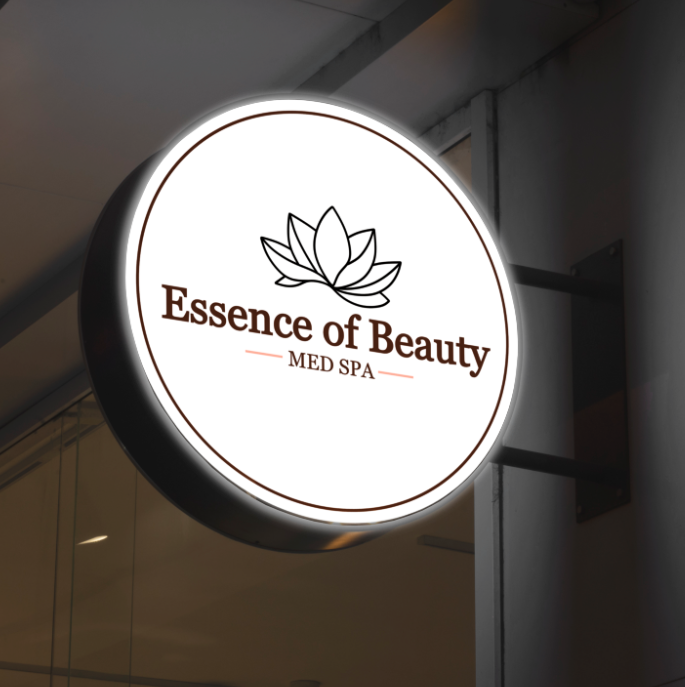 Essence of Beauty Lightbox Sign