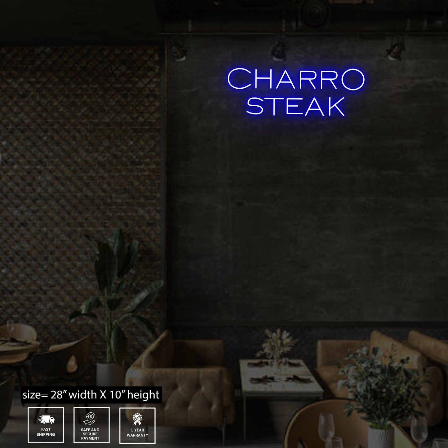 Payment Link for Charro Steak Neon Sign