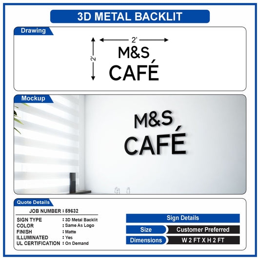 custom metal name signs