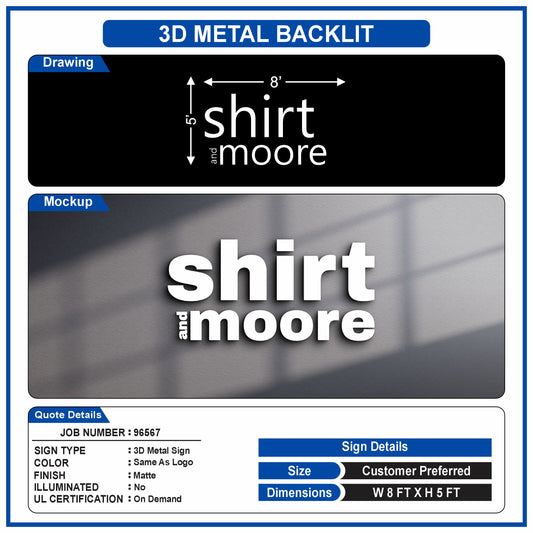 custom metal sign
