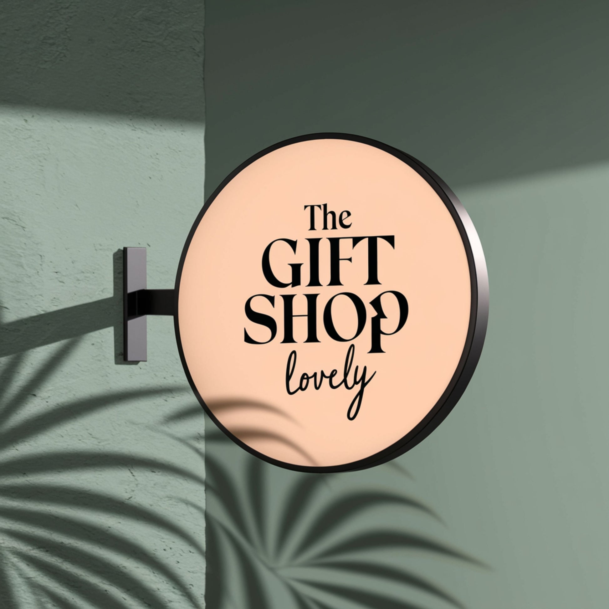 Hanging Custom Blade Sign – Vintage-Style Shop Signage for Outdoor Display