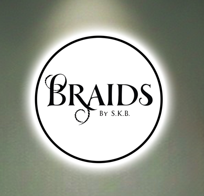 Braids By SKB Round Acrylic Sign