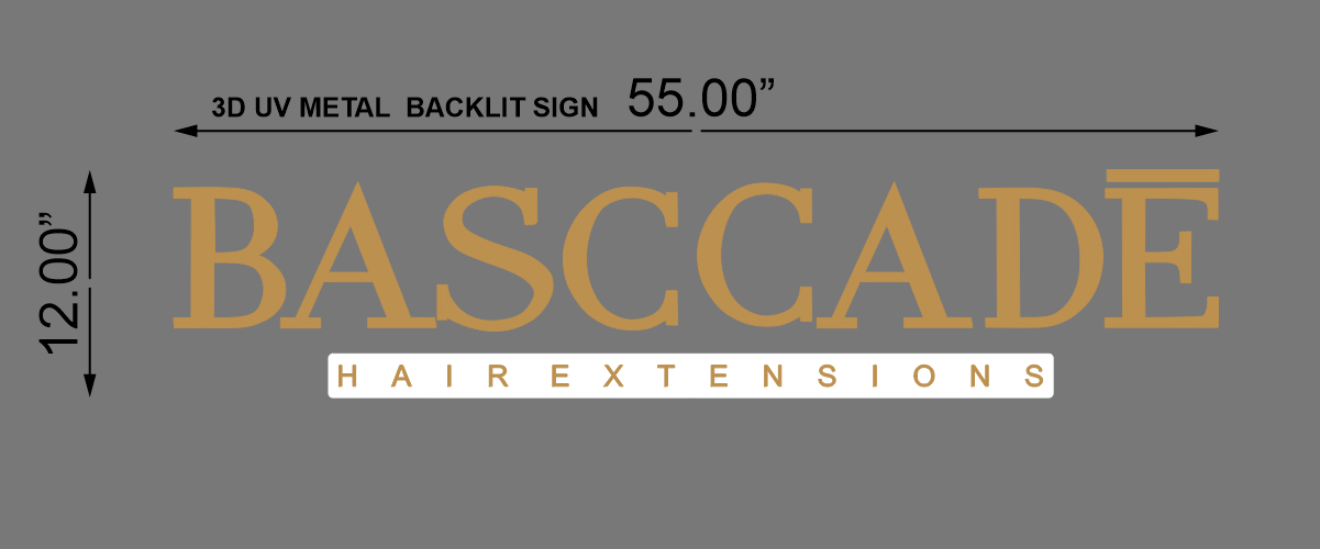 3D Metal Backlit Sign for Brittany - Neonsnest.com