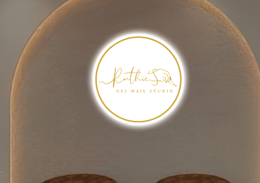 Round Acrylic Sign for Ruthie
