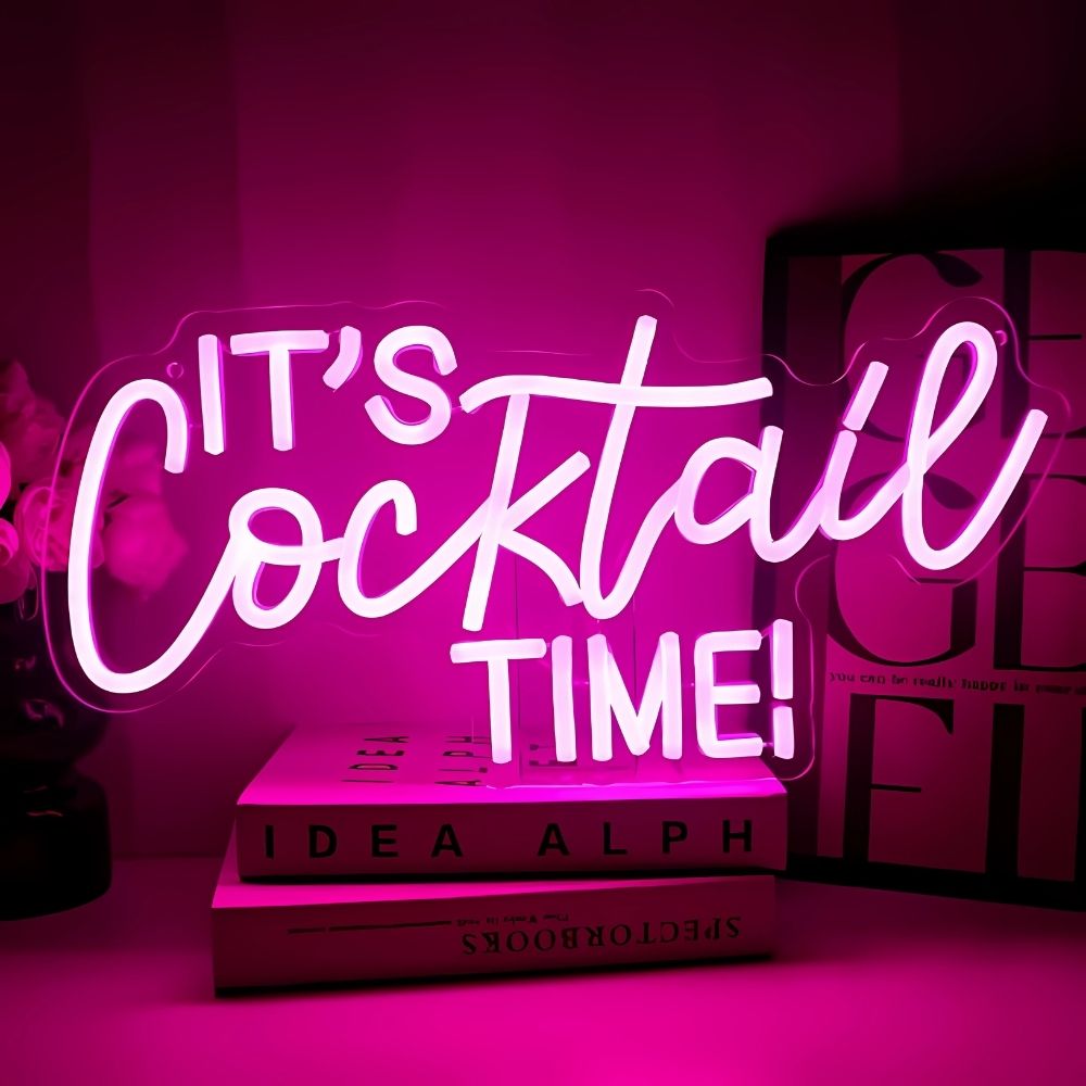 It’s Cocktail Time Neon Sign