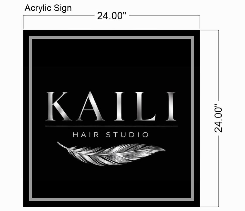 Kaili Hair Studio Acrylic Sign - Neonsnest.com
