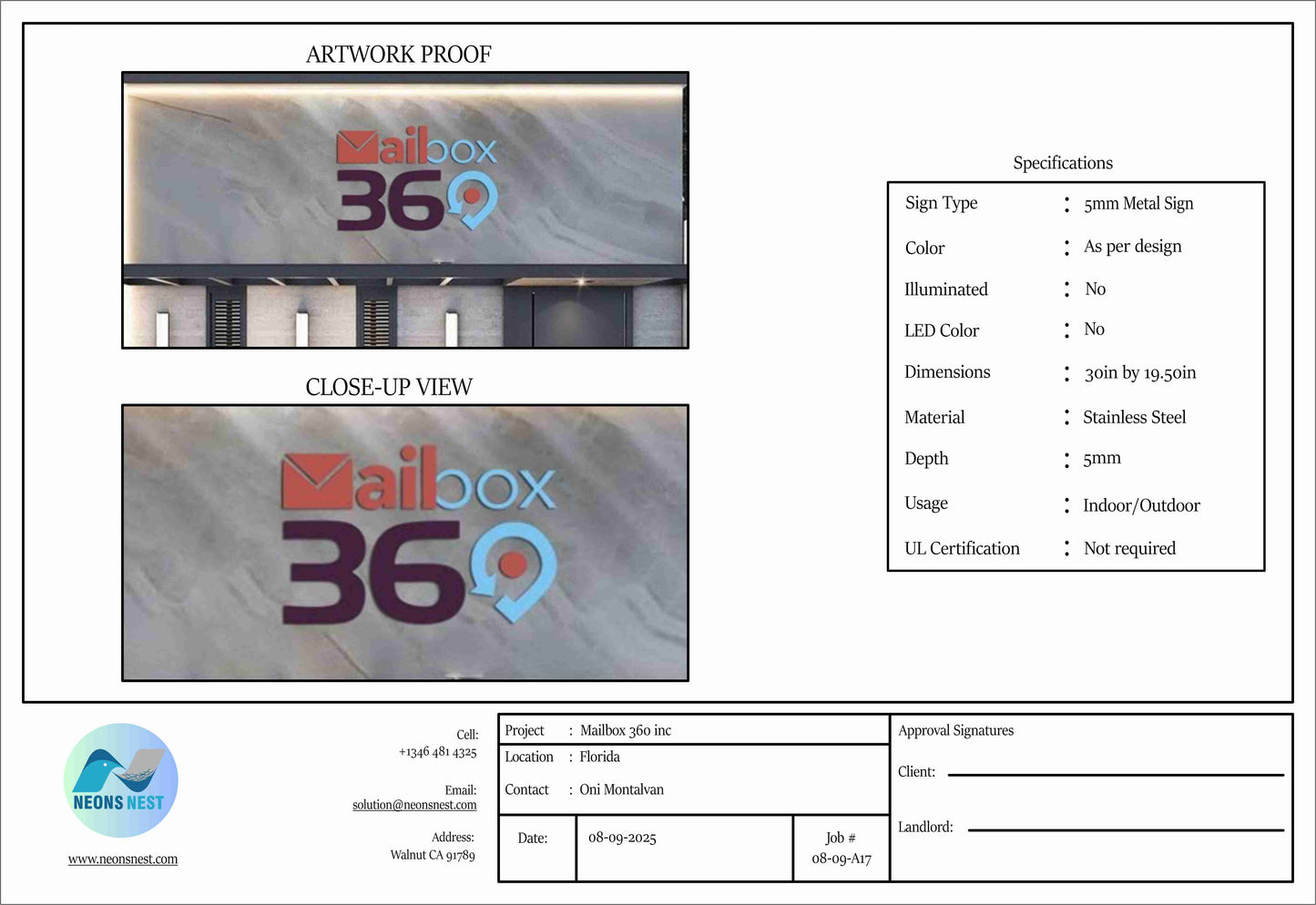 Custom Sign For Mailbox 360