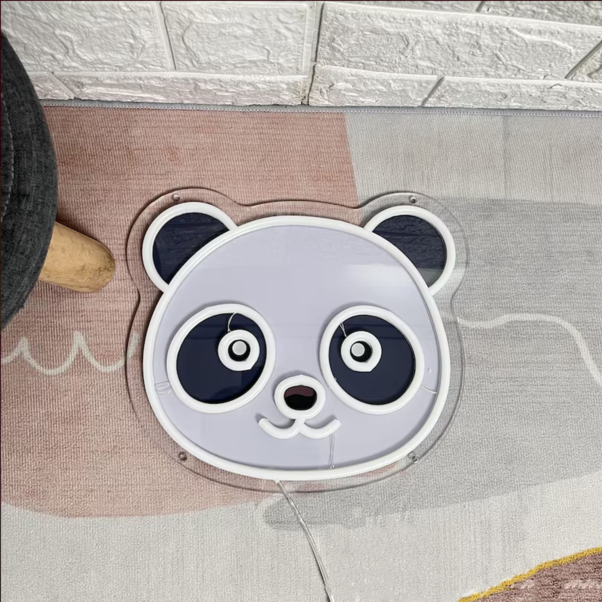 Panda UV Neon Sign